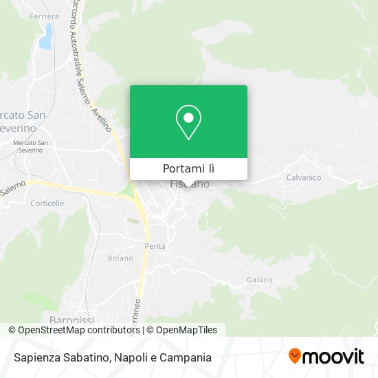 Mappa Sapienza Sabatino