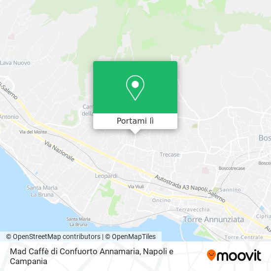Mappa Mad Caffè di Confuorto Annamaria