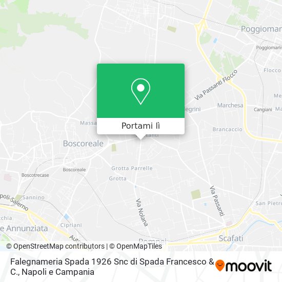 Mappa Falegnameria Spada 1926 Snc di Spada Francesco & C.