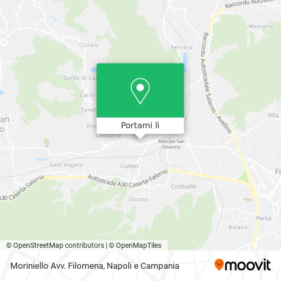 Mappa Moriniello Avv. Filomena