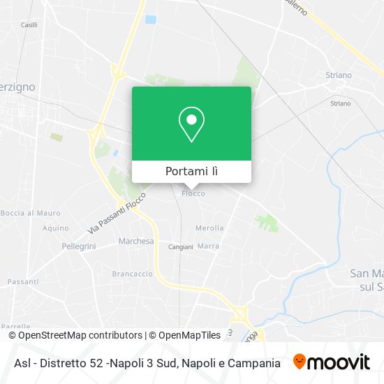 Mappa Asl - Distretto 52 -Napoli 3 Sud
