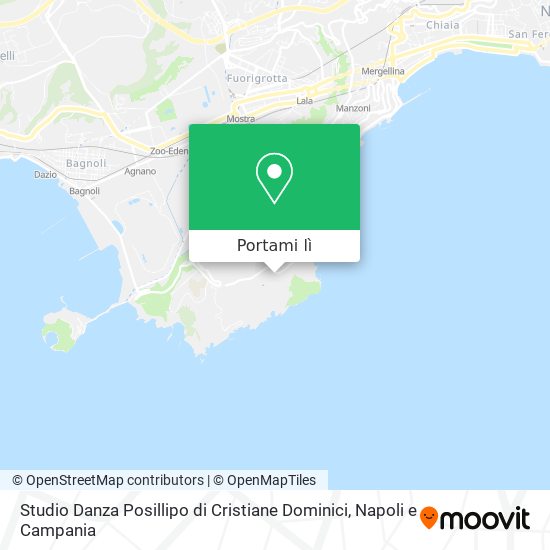 Mappa Studio Danza Posillipo di Cristiane Dominici