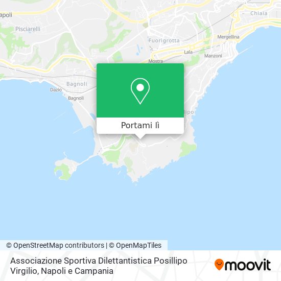 Mappa Associazione Sportiva Dilettantistica Posillipo Virgilio