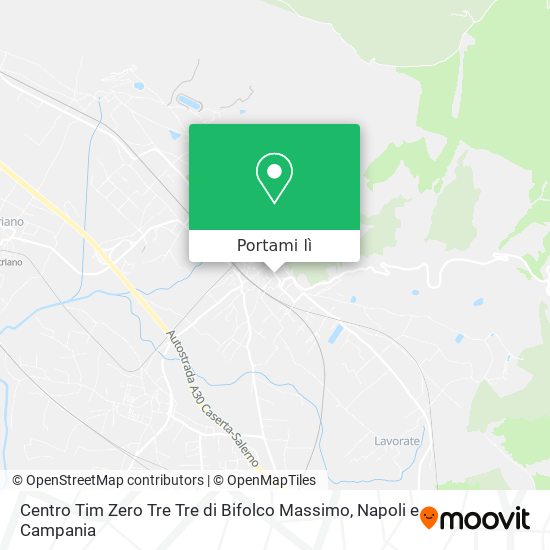 Mappa Centro Tim Zero Tre Tre di Bifolco Massimo