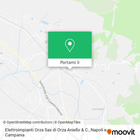 Mappa Elettroimpianti Orza Sas di Orza Aniello & C.