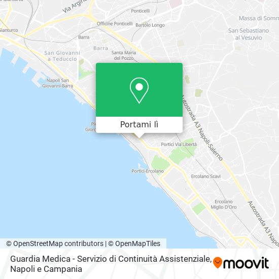 Mappa Guardia Medica - Servizio di Continuità Assistenziale