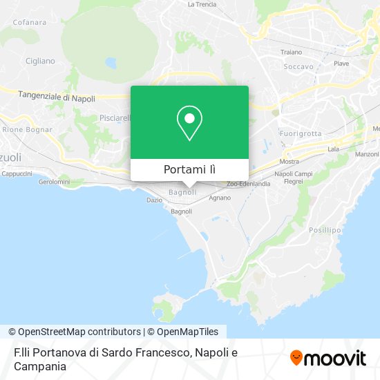 Mappa F.lli Portanova di Sardo Francesco