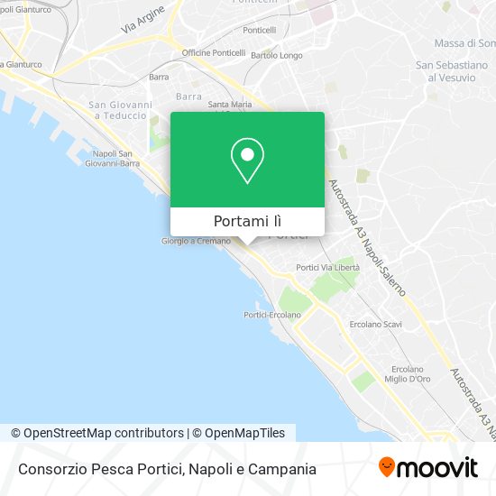 Mappa Consorzio Pesca Portici