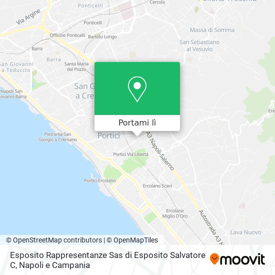 Mappa Esposito Rappresentanze Sas di Esposito Salvatore C