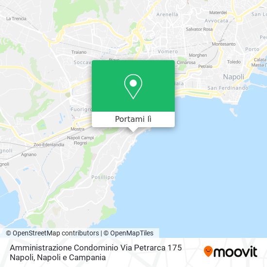 Mappa Amministrazione Condominio Via Petrarca 175 Napoli