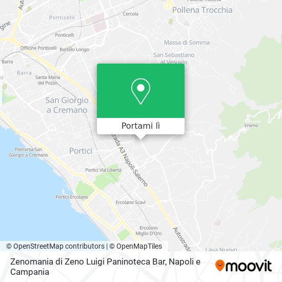 Mappa Zenomania di Zeno Luigi Paninoteca Bar