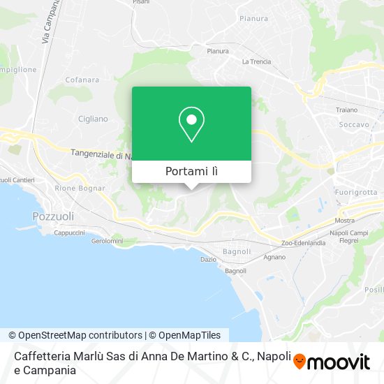 Mappa Caffetteria Marlù Sas di Anna De Martino & C.