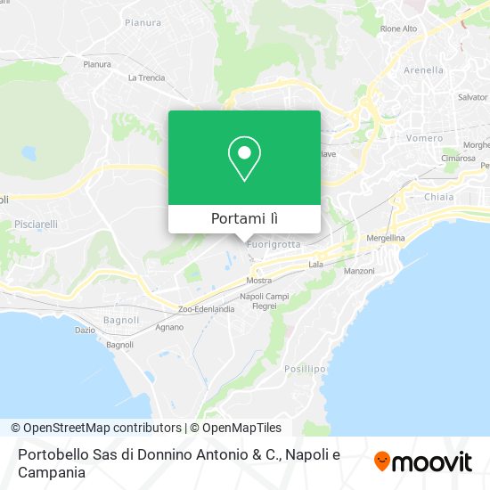 Mappa Portobello Sas di Donnino Antonio & C.