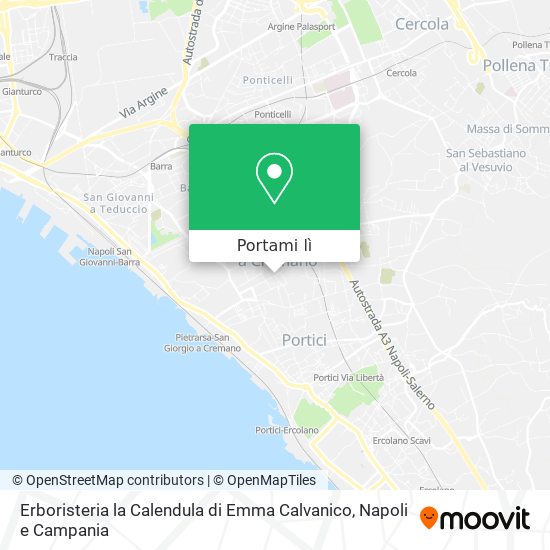 Mappa Erboristeria la Calendula di Emma Calvanico