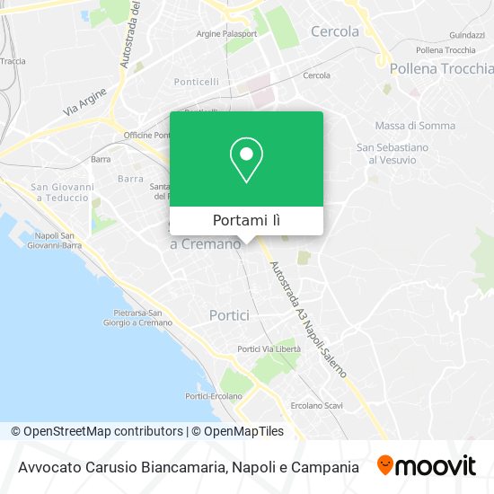 Mappa Avvocato Carusio Biancamaria