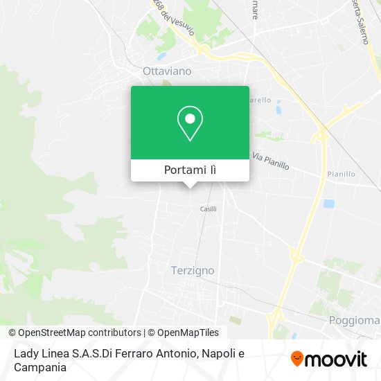 Mappa Lady Linea S.A.S.Di Ferraro Antonio