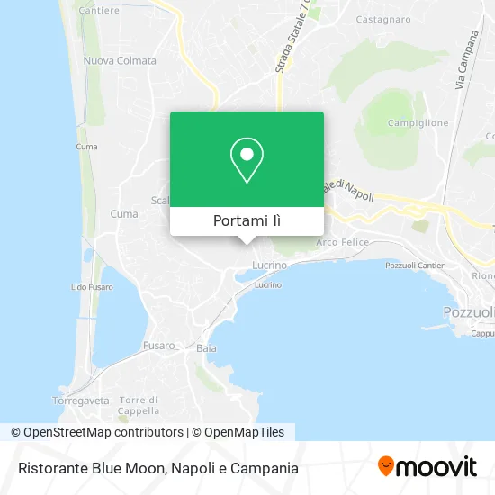 Mappa Ristorante Blue Moon