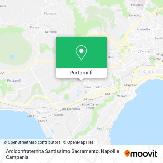 Mappa Arciconfraternita Santissimo Sacramento