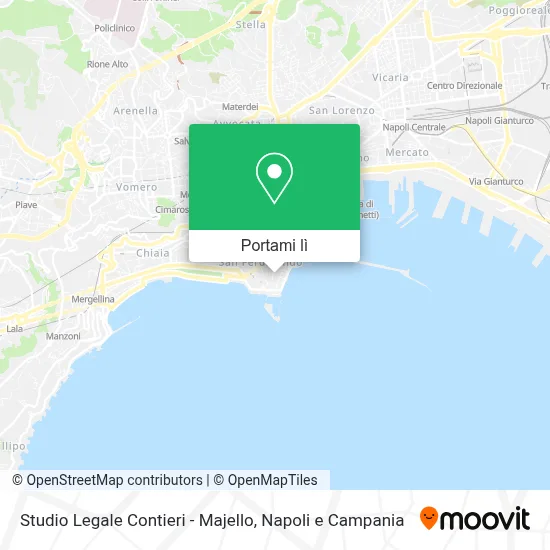 Mappa Studio Legale Contieri - Majello