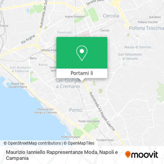 Mappa Maurizio Ianniello Rappresentanze Moda