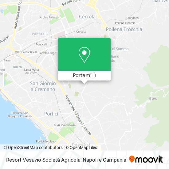 Mappa Resort Vesuvio Società Agricola