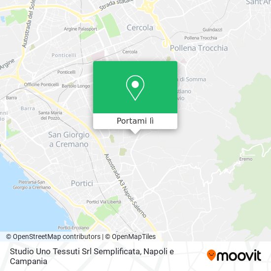 Mappa Studio Uno Tessuti Srl Semplificata