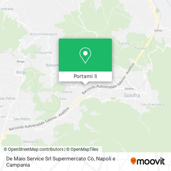 Mappa De Maio Service Srl Supermercato Cò
