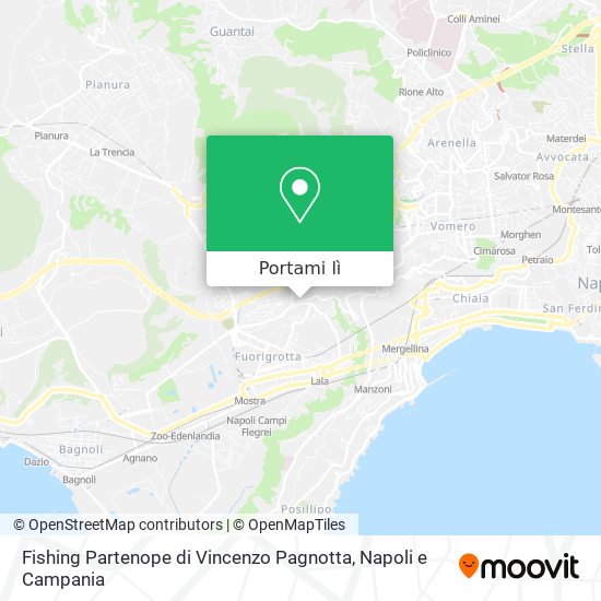 Mappa Fishing Partenope di Vincenzo Pagnotta