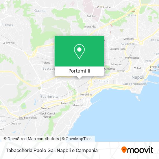 Mappa Tabaccheria Paolo Gal