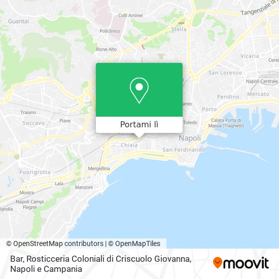 Mappa Bar, Rosticceria Coloniali di Criscuolo Giovanna