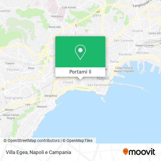 Mappa Villa Egea