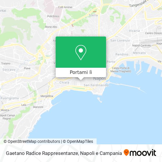 Mappa Gaetano Radice Rappresentanze