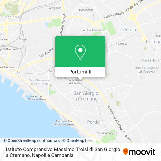 Mappa Istituto Comprensivo Massimo Troisi di San Giorgio a Cremano