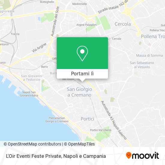 Mappa L'Oir Eventi Feste Private