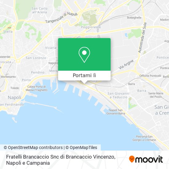 Mappa Fratelli Brancaccio Snc di Brancaccio Vincenzo