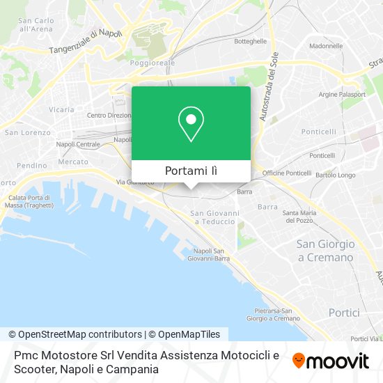 Mappa Pmc Motostore Srl Vendita Assistenza Motocicli e Scooter