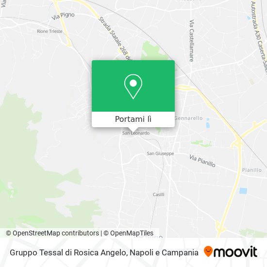 Mappa Gruppo Tessal di Rosica Angelo