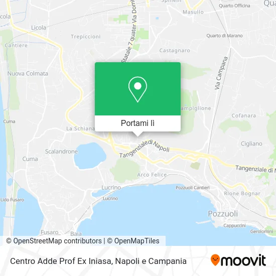 Mappa Centro Adde Prof Ex Iniasa