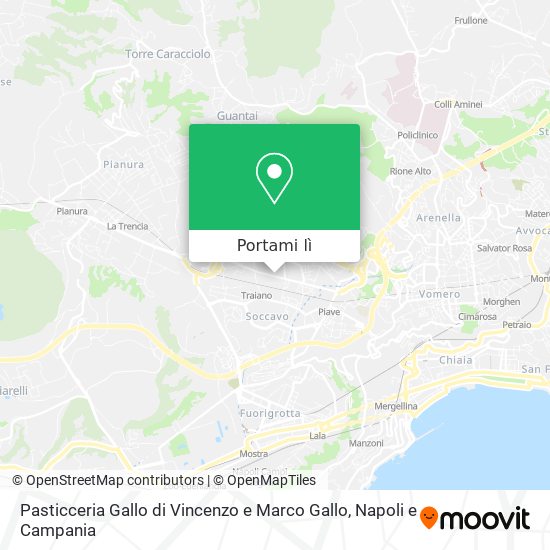 Mappa Pasticceria Gallo di Vincenzo e Marco Gallo