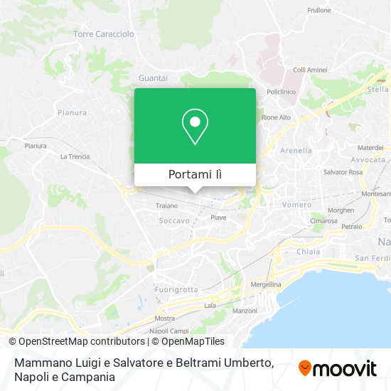 Mappa Mammano Luigi e Salvatore e Beltrami Umberto
