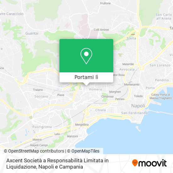 Mappa Axcent Società a Responsabilità Limitata in Liquidazione