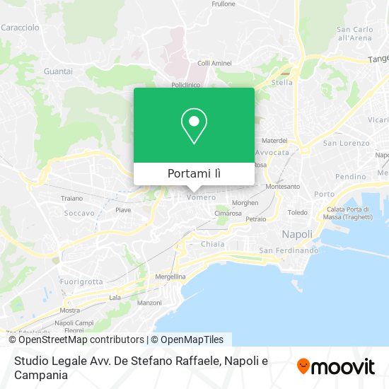 Mappa Studio Legale Avv. De Stefano Raffaele