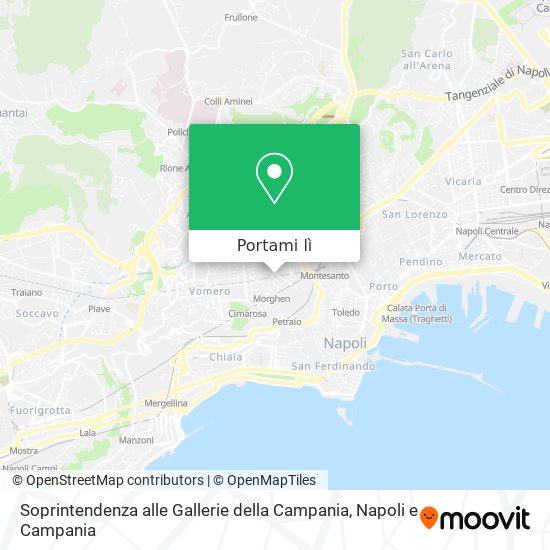 Mappa Soprintendenza alle Gallerie della Campania