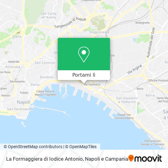 Mappa La Formaggiera di Iodice Antonio