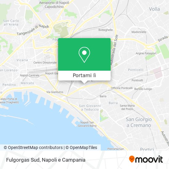 Mappa Fulgorgas Sud