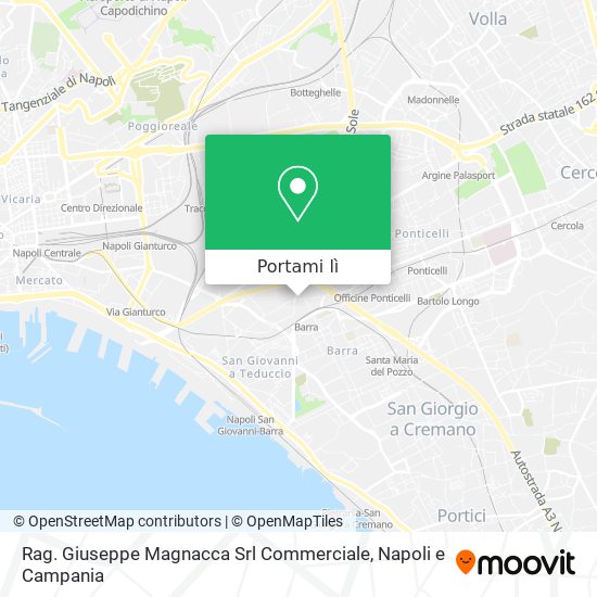 Mappa Rag. Giuseppe Magnacca Srl Commerciale
