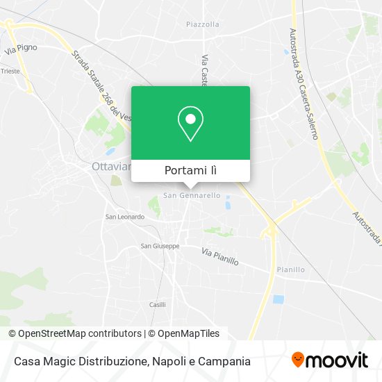 Mappa Casa Magic Distribuzione