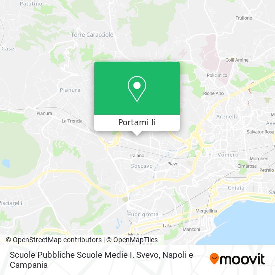 Mappa Scuole Pubbliche Scuole Medie I. Svevo