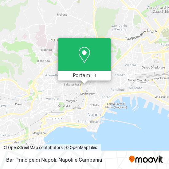 Mappa Bar Principe di Napoli