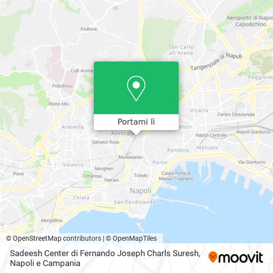 Mappa Sadeesh Center di Fernando Joseph Charls Suresh